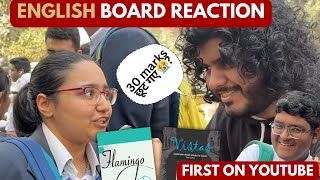 😱 FAILED Exam Class 12 English Paper REACTION by Students  FIRST on YouTube cbse [upl. by Baseler]