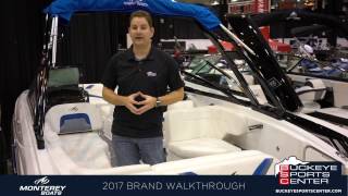 2017 Monterey Boats Brand Walkthrough [upl. by Hagan905]