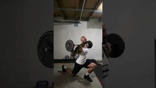 Fente avant barre barbell forward lunge [upl. by Mercorr]