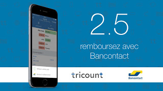 Tricount 25  Remboursez avec Bancontact en Belgique [upl. by Rahs]