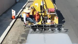 Coating Los Angeles in SolarReflective Asphalt Coatings [upl. by Dredi]