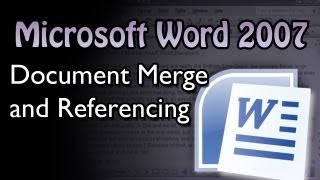 Word  Document Merge and Referencing [upl. by Pas]