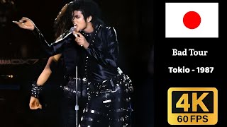 Michael Jackson  Bad Tour  Live in Tokyo September 12 1987 4K60FPS [upl. by Torto]