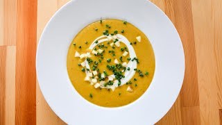 Curried Parsnip Soup  Vegan Friendly [upl. by Fernas]