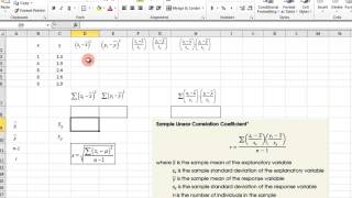 Scatter Plot and Correlation Coefficient  EXCEL [upl. by Adnarrim]