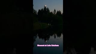 Moonset at Lake Ketchum A perfect wedding and reception venue in Stanwood Washington weddingvenue [upl. by Zined]