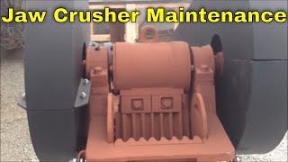 MBMMLLCcom Jaw crusher maintenance and operation video [upl. by Nwahsit]