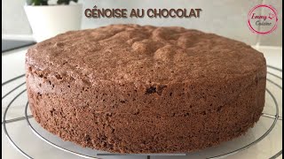 Génoise moelleuse au chocolat facile et inratable  Astuces [upl. by Eiramrebma6]