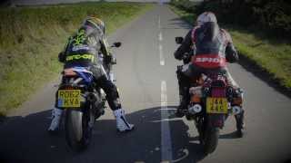 BMW HP4 v Yamaha RD500  30 Years of Progression [upl. by Mcquade]