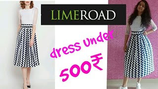 Limeroad online shopping haul amp review  dress under 500 [upl. by Harimas785]