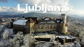 Ljubljana Slovenia  4K Walking Tour Of The Castle amp The City [upl. by Milissent]