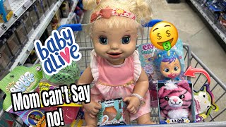 BABY ALIVE Mom can’t say no for 24 hours challenge 😱 [upl. by Htebsil]