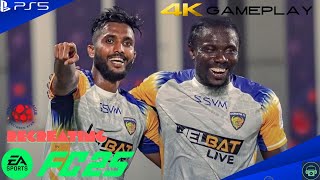 Chennaiyin FC vs Hyderabad FC a High Scoring Match  Recreating Indian Super League in FC25 4k 3 [upl. by Ymaral]