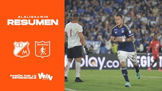 Millonarios vs América resumen y goles  Liga BetPlay Dimayor 2024 1  Fecha 5 [upl. by Esmerolda223]