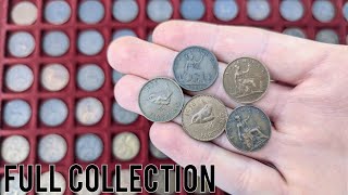 Showcasing my Complete Farthing Collection  1860  1956 [upl. by Olotrab]