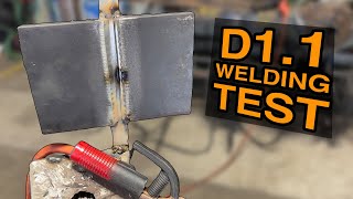 3G Uphill Stick Welding D11 Test  SMAW [upl. by Aleedis]