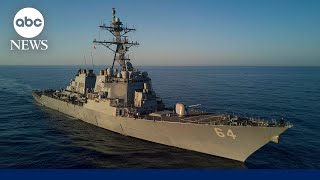 LIVE Defense Department officials deliver remarks on Navy destroyer missile incident  ABC News [upl. by Niwroc]