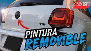 COMO PINTAR EMBLEMAS Y LETRAS CON CUSTOM WRAP O PLASTIDIP [upl. by Jopa390]