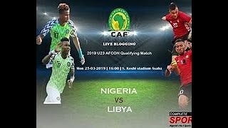 Nigeria vs Libya Live  AFCON 2025 Qualifiers [upl. by Shirline]