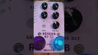 Shoegaze with Mooer R7 X2 Reverb infinite freeze button shorts shoegaze mooer infinite hotone [upl. by Swan]