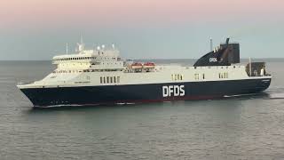 MV Optima Seaways Approaches Rosslare 17924 [upl. by Esinehs]