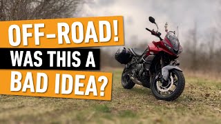 Can You Take Triumph Tiger Sport 660 OffRoad [upl. by Anaitsirc]