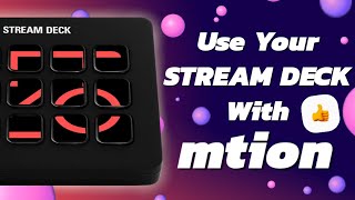 How to use Elgatos stream deck with mtion [upl. by Milson]