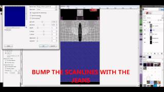 How to do Cutouts Textures amp Creases for Jeans and Tops using gimp [upl. by Cadmar]