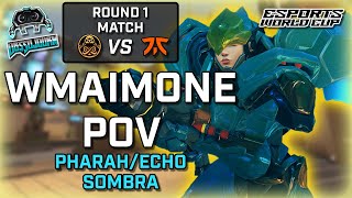 Wmaimone POV CRAZY Pharah and Echo player  ENCE vs FNATIC  Esports World Cup [upl. by Zinck550]