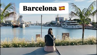 🇪🇸☀️4K Walk with Me Through Barcelona Where History Meets Ocean amp Mountains [upl. by Schnur874]