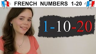 LEARN FRENCH NUMBERS 120  COUNTING TO 20 IN FRENCH [upl. by Stew]