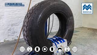 Monaflex Tutorial  Repairing regular truck tyres up to 1200 [upl. by Hahsi]