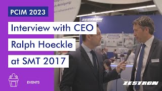 Video interview with CEO Ralph Hoeckle at SMT Hybrid amp Packaging 2017 [upl. by Lemor262]