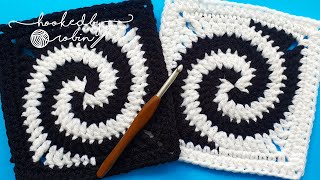 How to Crochet a Spiral Granny Square 🧶 [upl. by Farrah]