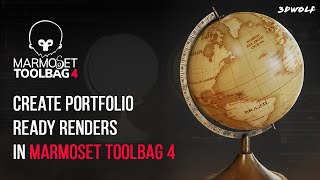 Marmoset Toolbag 4 Beginners Tutorial  Rendering a game asset in Marmoset Toolbag 4 [upl. by Melessa]