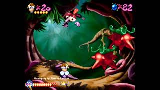 Rayman 1 Playstation  Moskitos Nest [upl. by Atiuqrahs567]