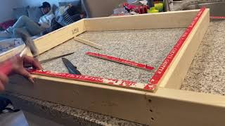 How to Make Rug Tufting Frame Easily [upl. by Enelak34]