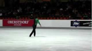 NebelhornTrophy 2012 Keegan MESSING USA FS [upl. by Aymahs]