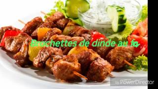 Brochettes de dinde au four بروشات داند في الفرن [upl. by Macdonald]