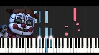 FNAF Sister Location  Join Us For A Bite Piano Tutorial [upl. by Arther]