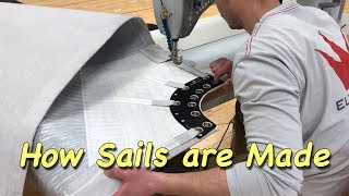 How Sails are Made  A visit to the Elvstrom Sails Loft [upl. by Nitsraek]