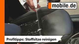 Flecken von Stoffsitzen entfernen  mobilede Profitipps [upl. by Esac]