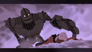 The Iron Giant Giant gets mad [upl. by Ateuqal]