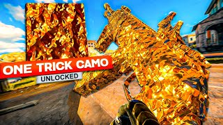 I UNLOCKED ONE TRICK CAMO on REBIRTH ISLAND WARZONE Weapon Prestige Camo [upl. by Yma]