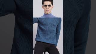 Boy knitted sweaters men fashion mens [upl. by Atsahs]