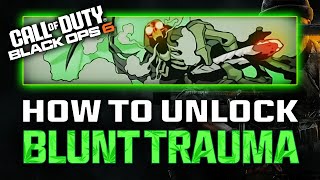 FASTEST way to unlock Blunt Trauma  BO6 Calling Card [upl. by Philipson]