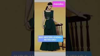 Meesho lehenga under Rs 800 032 youtube trend meesho trendwrasha [upl. by Nahshon335]