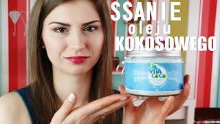 Ssanie oleju kokosowego  moje efekty po 8 miesiącach  oil pulling  domowe wybielanie zębów [upl. by Siramaj]