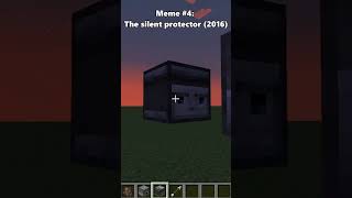 The silent protector meme in minecraft shorts [upl. by Waine]