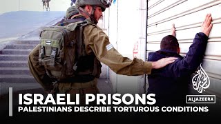 Freed Palestinians share accounts of challenging conditions in Israeli prisons [upl. by Rosie]